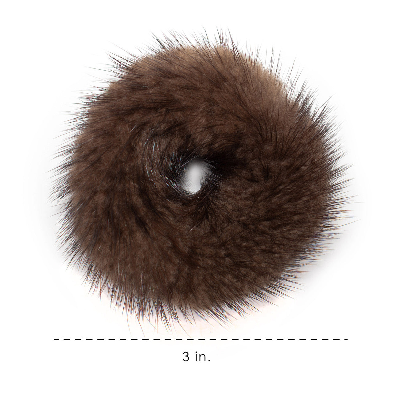 Mink Fur Scrunchie