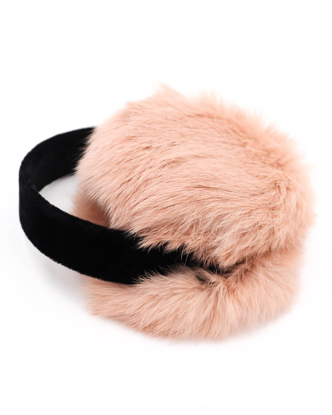 Rabbit Fur Earmuffs with Velvet Band