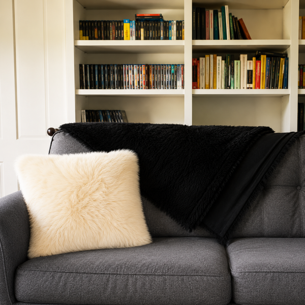 Shearling Sheepskin Pillow