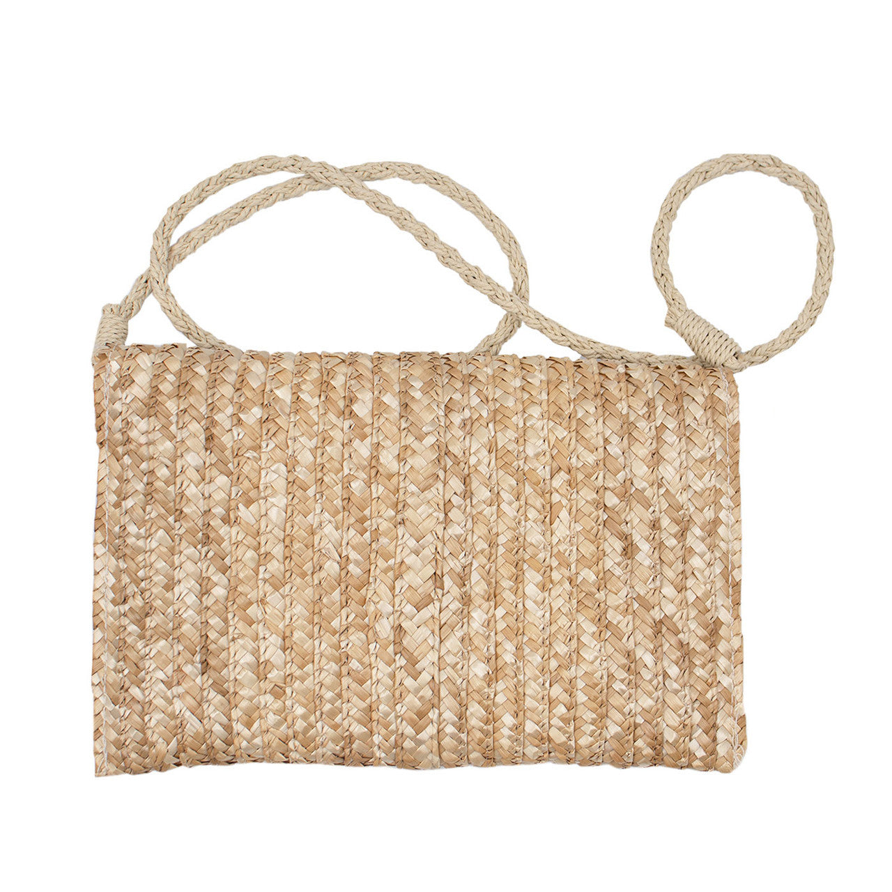 Straw Cherry Crossbody Clutch