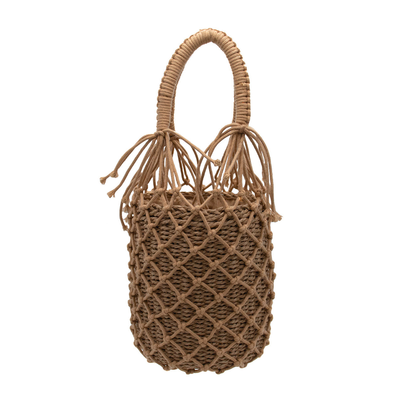 Paper Straw Bucket Bag