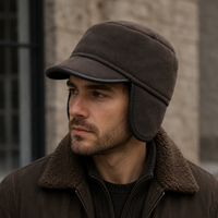 Faux Shearling Cabbie Hat