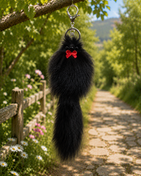 Fox Fur Creature Keychain