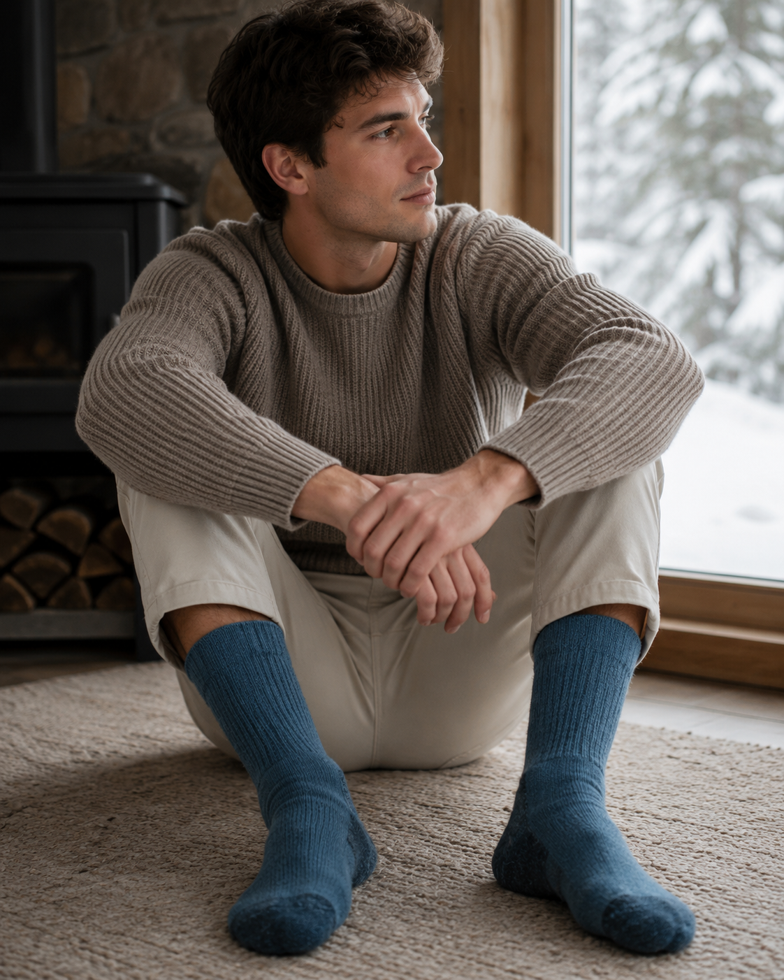 Alpaca Crew Socks
