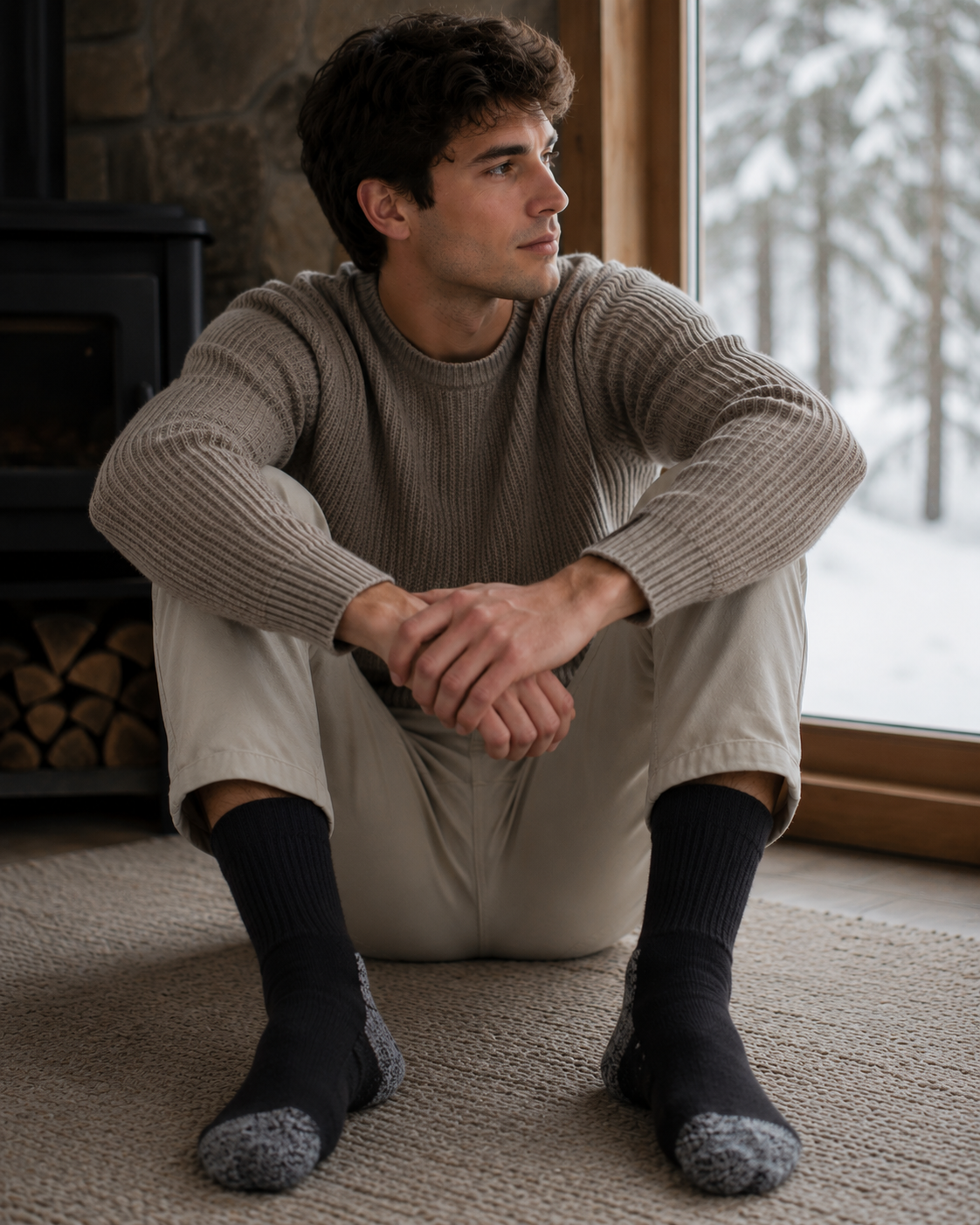 Alpaca Crew Socks