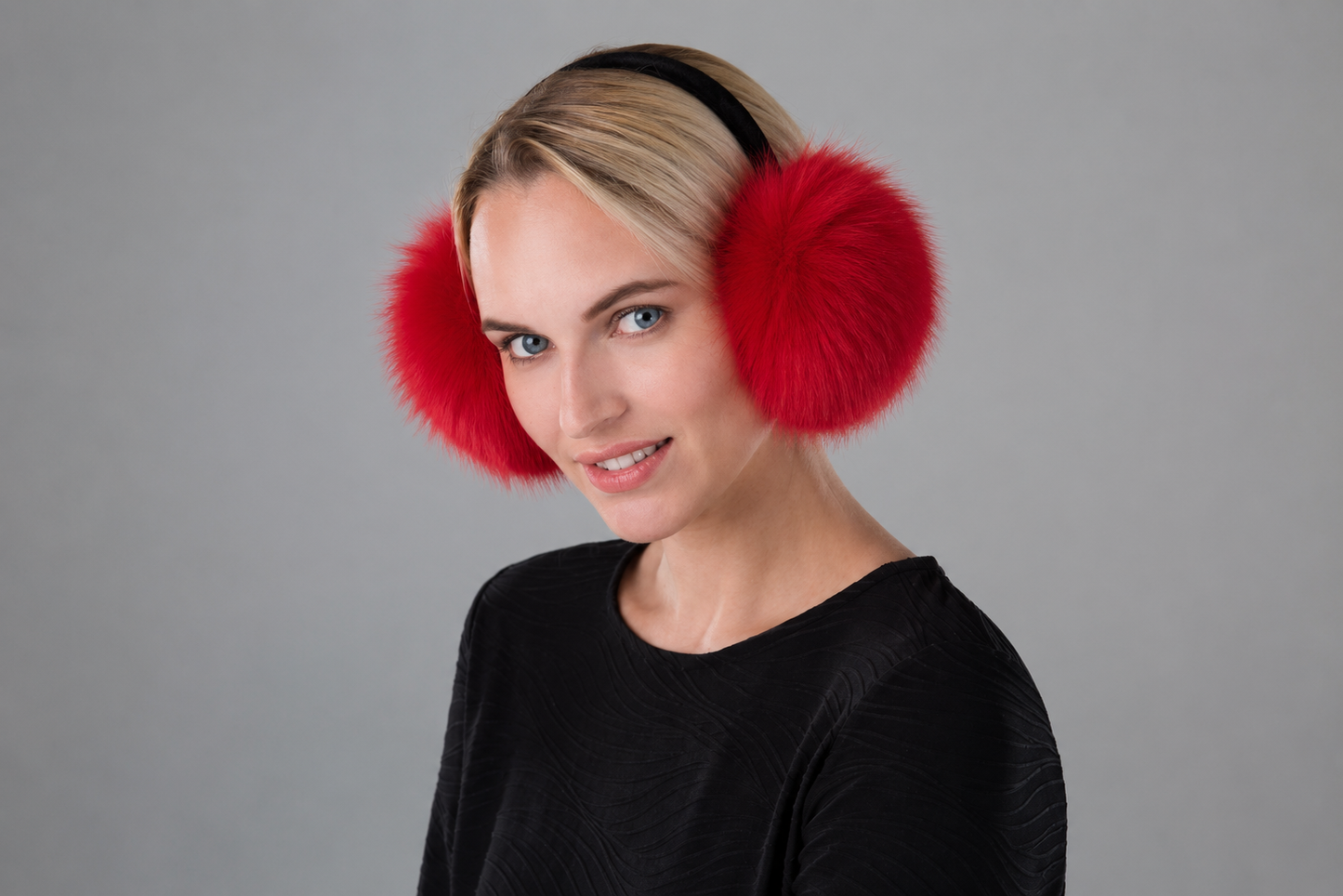 Red Fox Fur Earmuffs