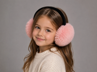 Kids' Rabbit Fur Earmuffs