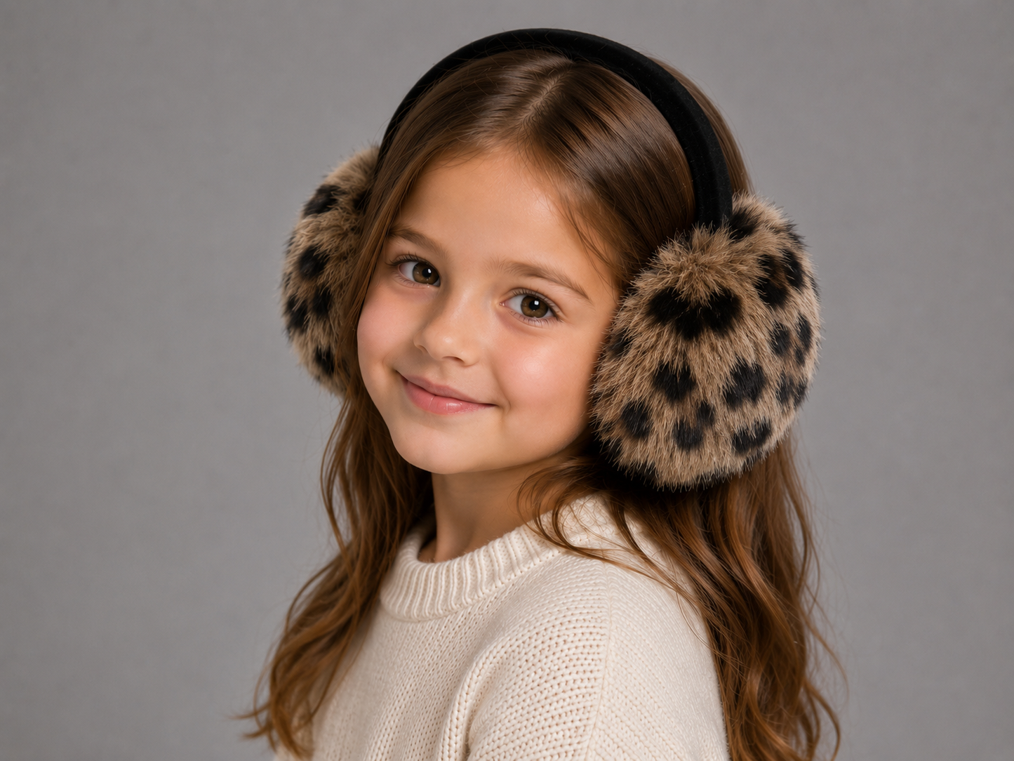 Kids' Rabbit Fur Earmuffs