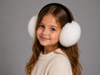 Kids' Rabbit Fur Earmuffs