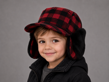Children's Faux Shearling Fudd Hat