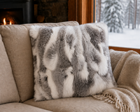 Rabbit Fur Pillow