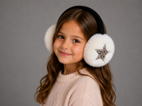 Kid's Sparkly Star Earmuffs