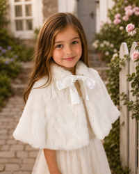 Children's Rabbit Fur Shawl