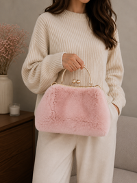 Rex Rabbit Fur Handbag