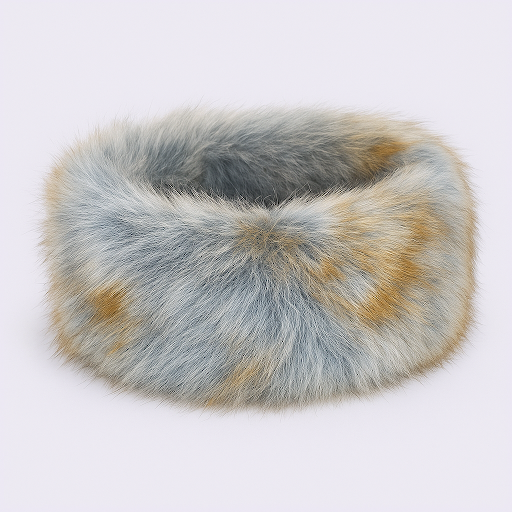 Surell Faux Fur Headband  Winter Wardrobe Holiday Ready Faux Fox Fur Winter Headband with Velvet Lining – Surell  main image 4