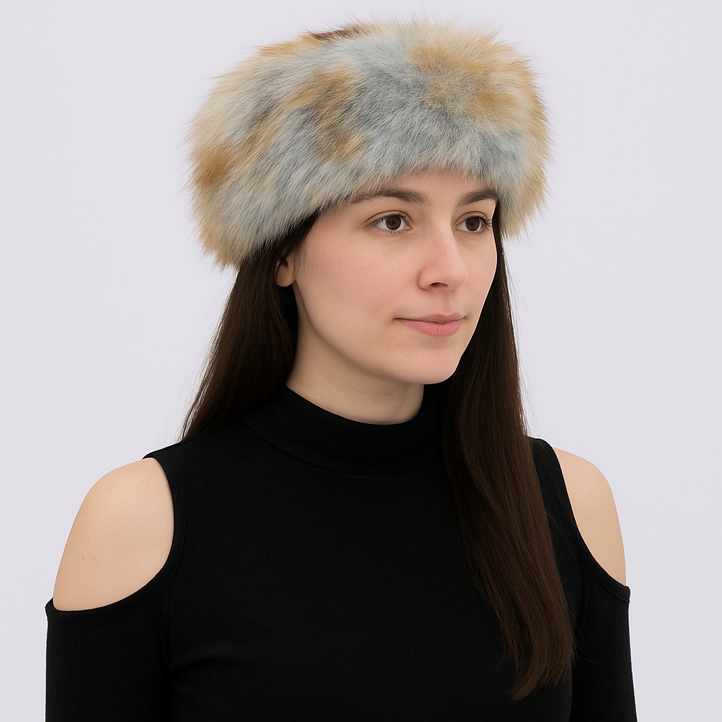 Faux Fox Fur Headband/Scarf