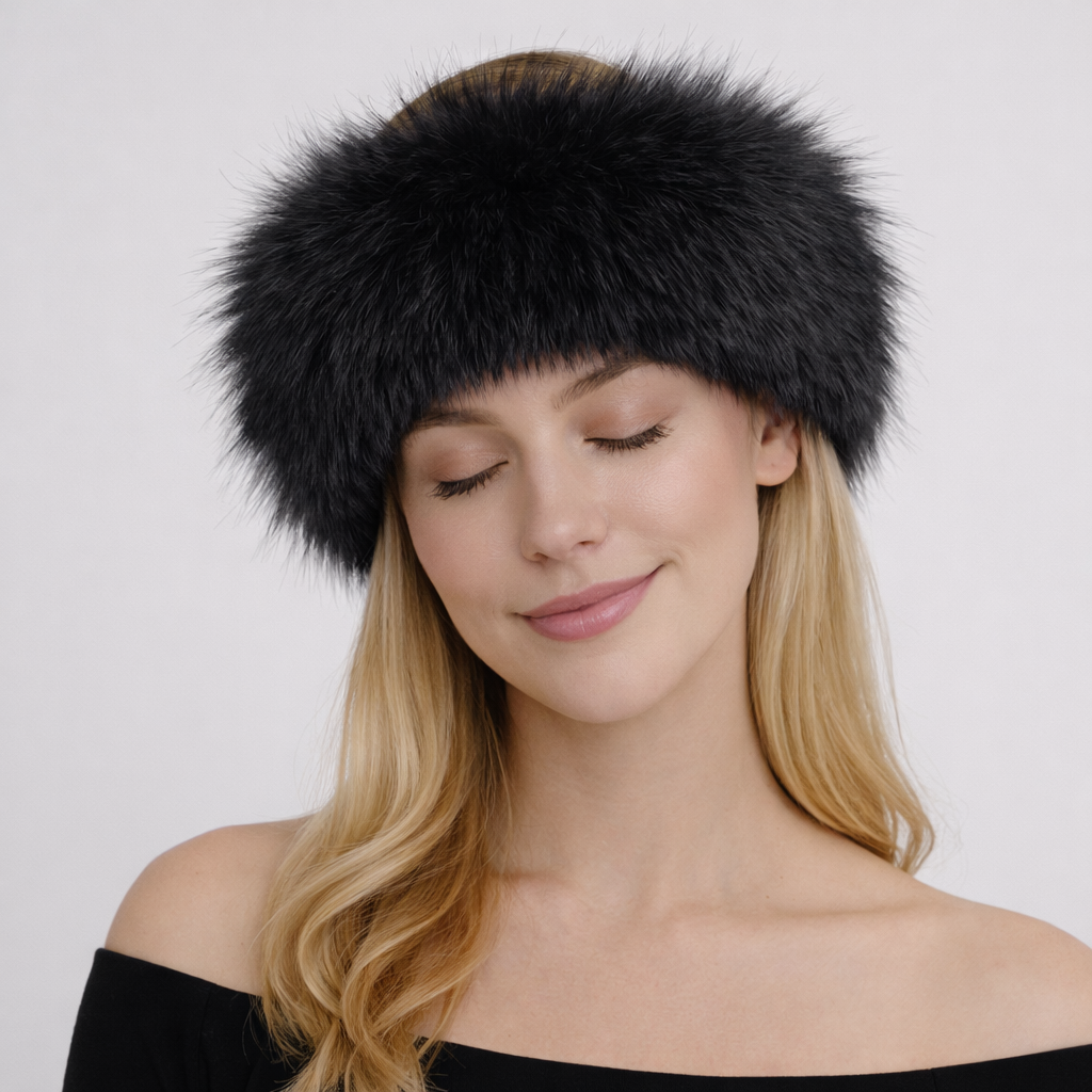 Faux Fox Fur Headband/Scarf