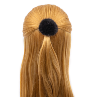 Mink Fur Pom Hair Tie