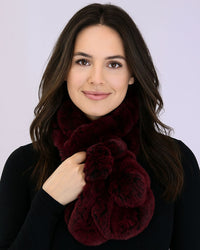 Rex Rabbit Fur Ruffle Pull-Through