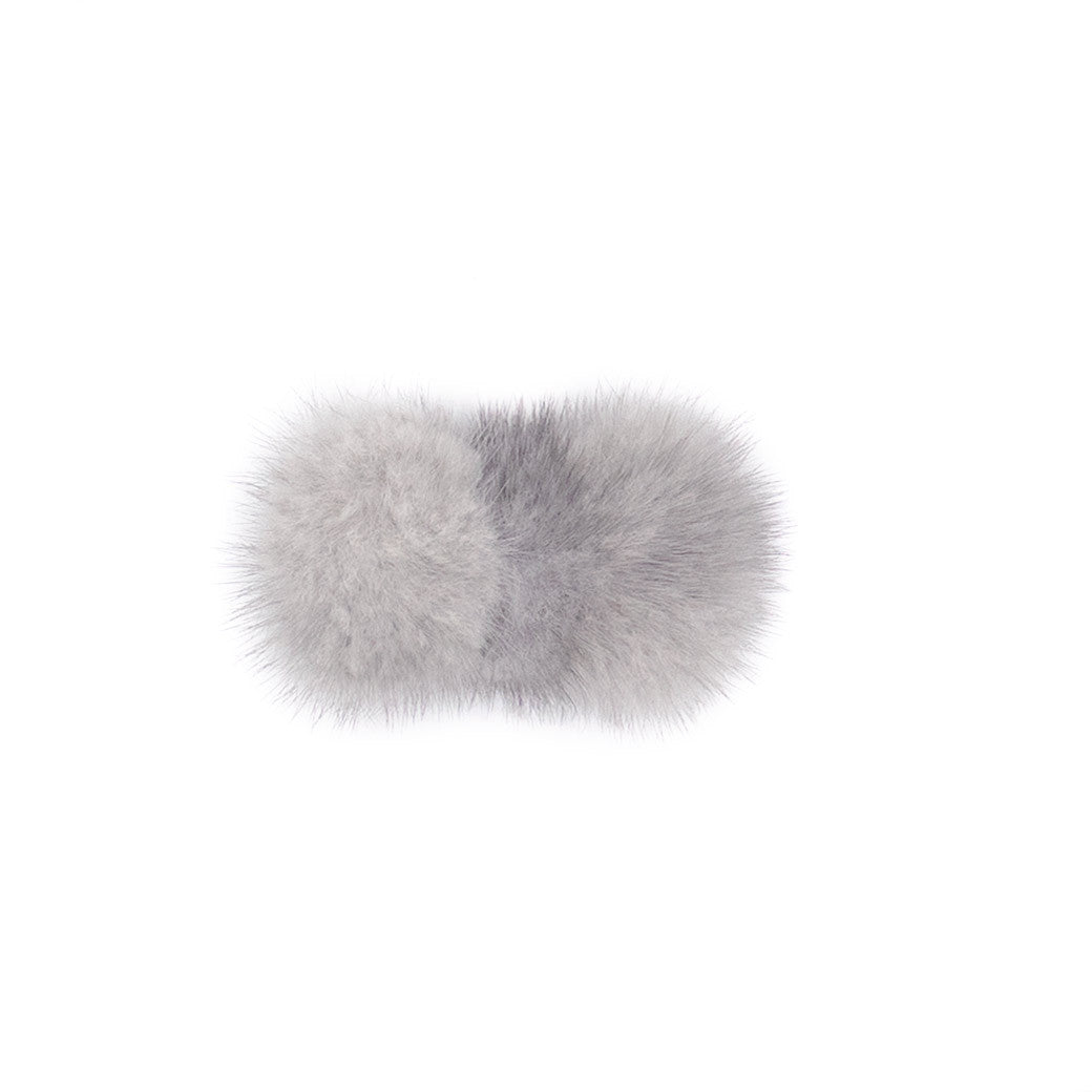 Mink Fur Bow Shaped Hair Clip