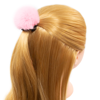 Rex Rabbit Fur Pom Hair Tie