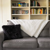 Rabbit Fur Pillow