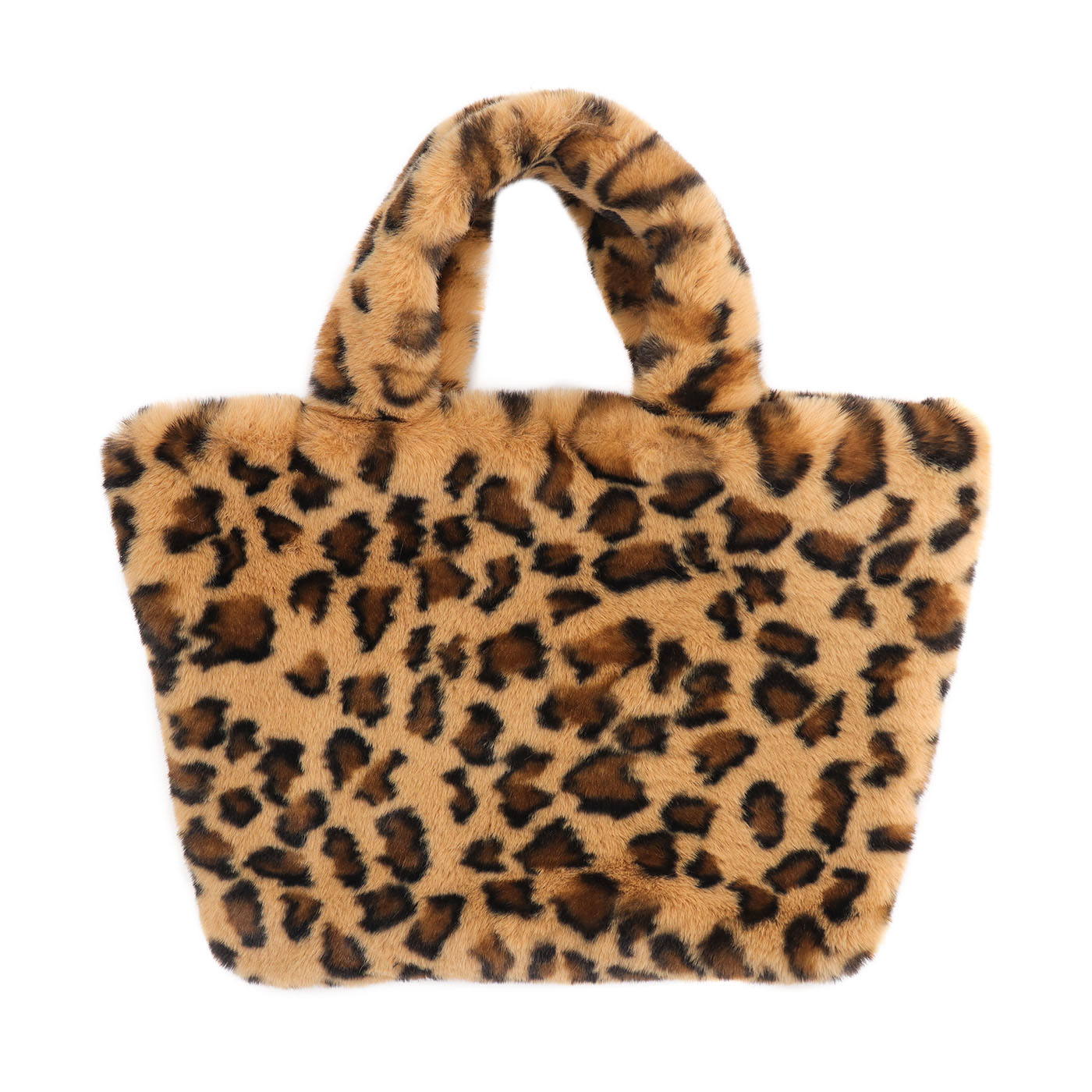 Faux Leopard Print Bag